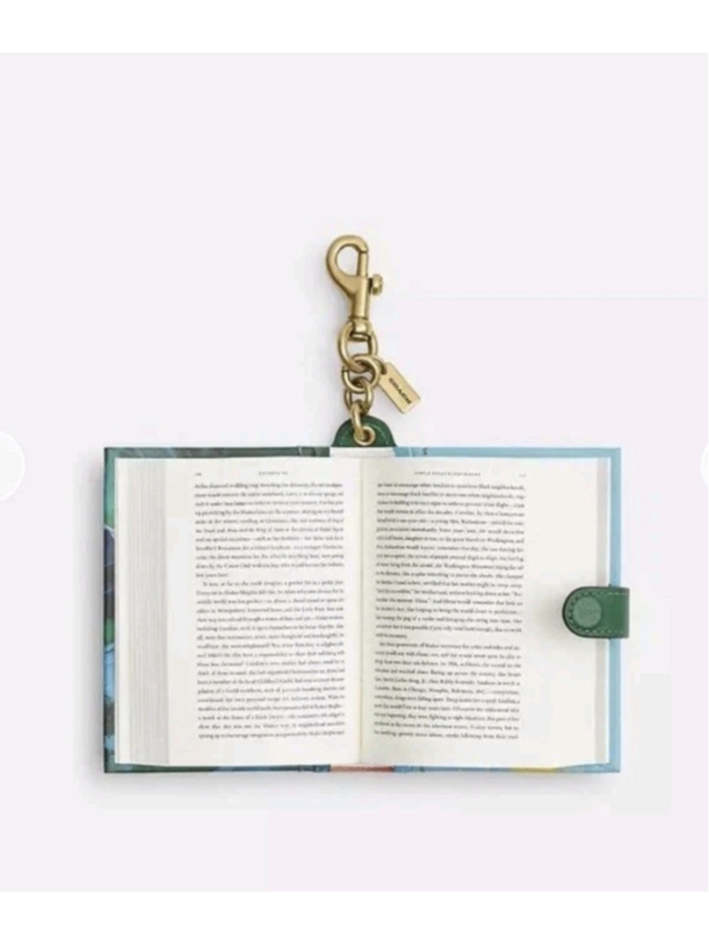 NWT Coach Little Fires Everywhere Book Bag Charm - Picture 3 of 5